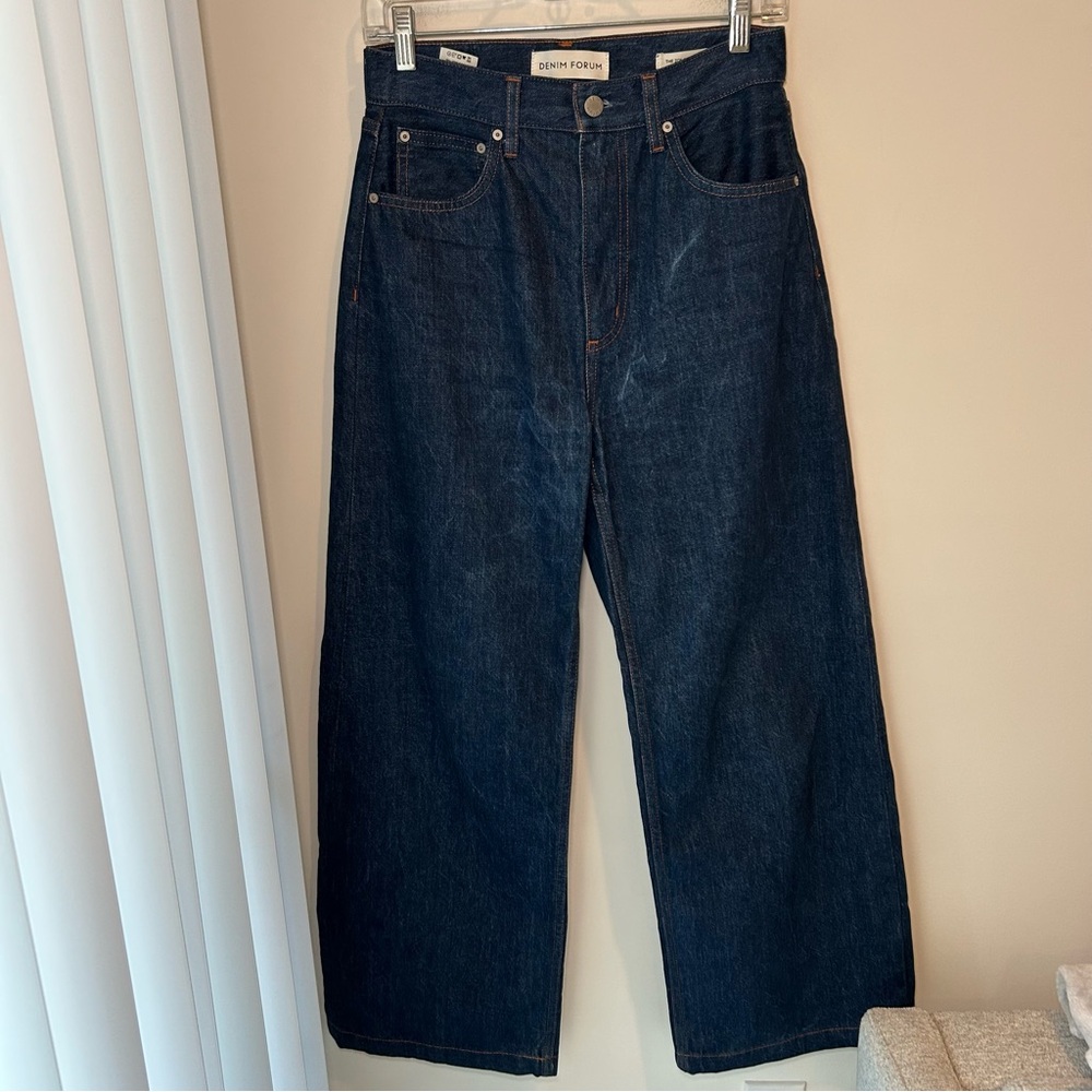 Aritzia Denim Forum The Zoe Super Hi-Rise Baggy Blue Size 27 - Picture 3 of 14
